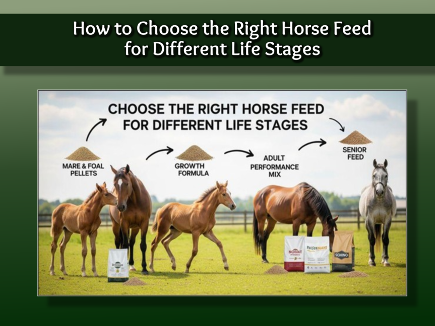 How to Choose the Right Horse Feed for Different Life Stages
