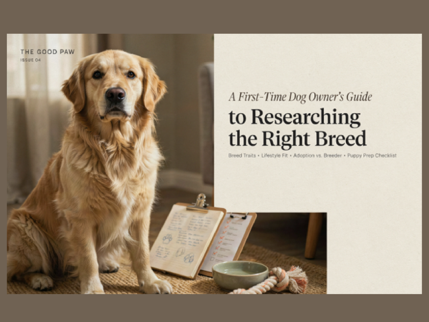 A First-Time Dog Owner’s Guide to Researching the Right Breed