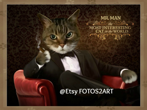 Character Portrait of Your Pet – My Favorite Item on Etsy for 2016